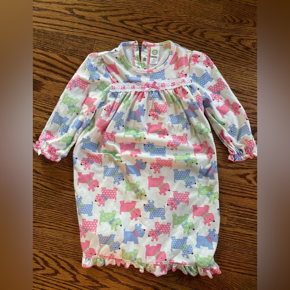 🐶Little Me 3T Dog Nightgown for Girls 🐶